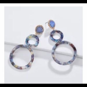 Shades of blue earrings
